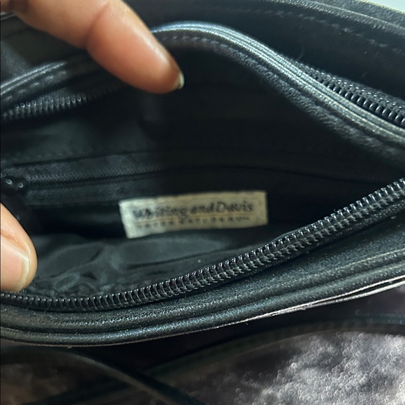 Whiting & Davis Black Mesh Cosmetic Bag #5600 - Picture 5 of 7